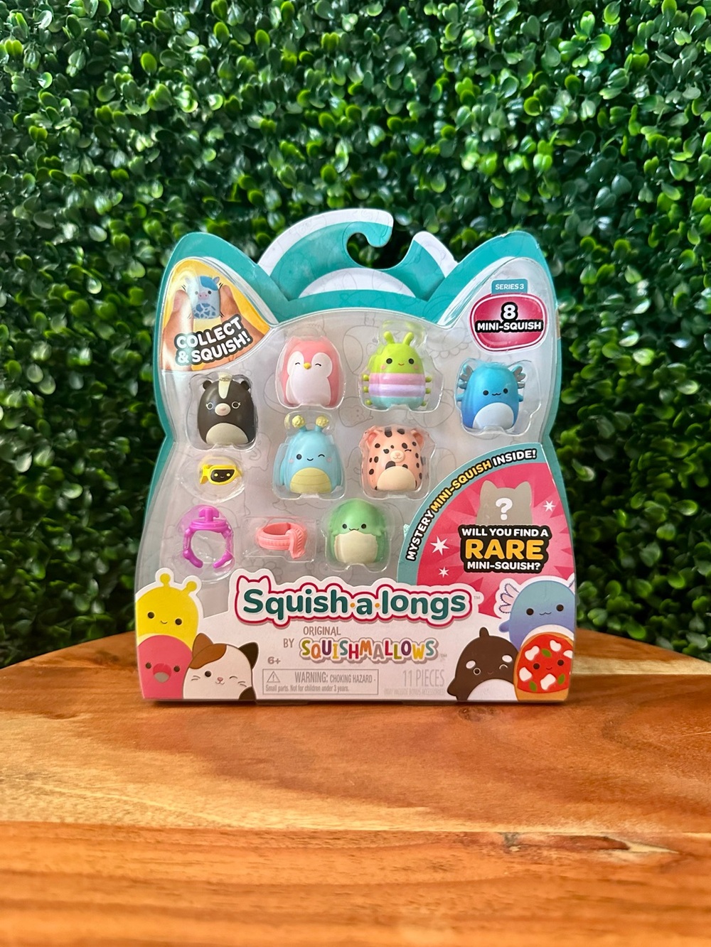 Squish-a-longs by Squishmallows Series 3 8-Pack with Miss Vi the Axolotl